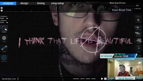 Mapping Life is Beautiful by Lil Peep