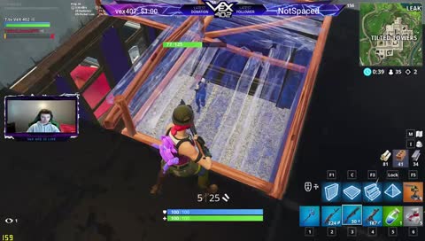 Back on Fortnite for Tournament day! not to late to get in!