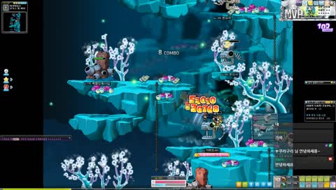 [흙보이스가래뜨억]  메린이 메이플스토리! 아란키우기