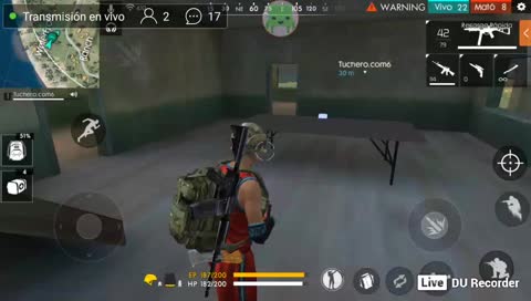 Jugando free fire con folowers