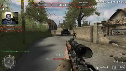 Call of duty 2 nightcup by Cybergamer GAME 1 vs TeamItally
