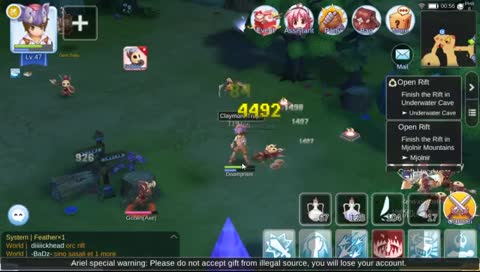 [TRAPPER] Grinding with Goblins :D not one hitting them though