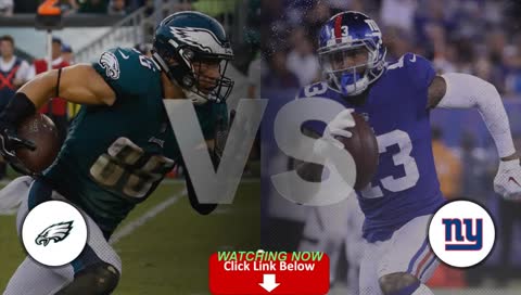 Giants vs Eagles Game Live | Eagles vs Giants  Live | NFL Game Live