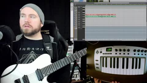 Writing a guitar song live!