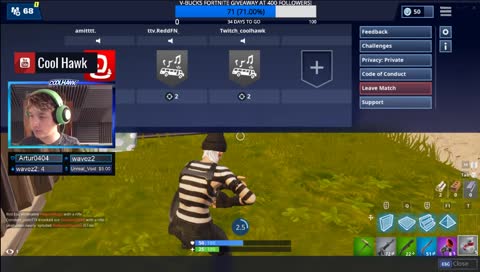 just me sucking at fortnite... | Vbucks Giveaway 400 followers!