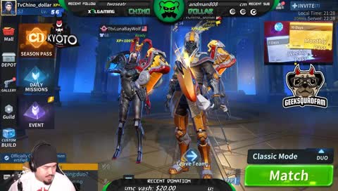 Another SUS Sunday #B42 #X3L #PlatinumSquad #GeekSquadFam #Kyoto eSports #1up