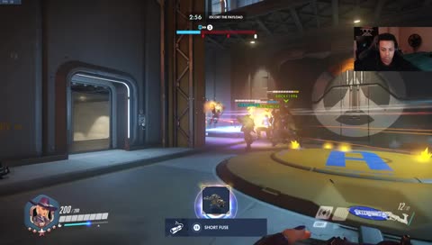 Overwatch with the team, lettin off blickys!