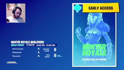 winter qualifier 780+ wins ....solo goal 100/300