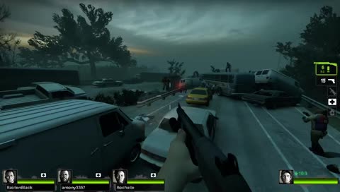 Matando zombies xd