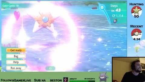 Shiny Badge Quest!  Shiny Staryu hunt then alolan grimer! 