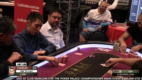 Live at Club Marconi for the Poker Palace Championships Main Event $300,000 GTD Day 3 Final Table