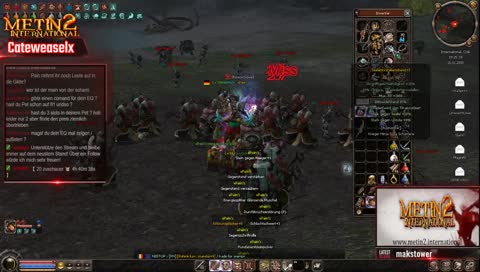 Metin2 International - 100ter Map Prรผgeln =D // Chill Stream =D