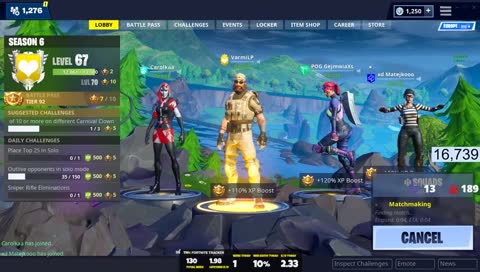 130 winů ve squadech s fanoušky! Kolik jich přidáme dneska?