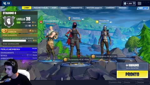 Giochiamo insieme a Fortnite! !prime !comandi