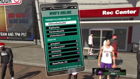 NBA2K19 Rec with 99?