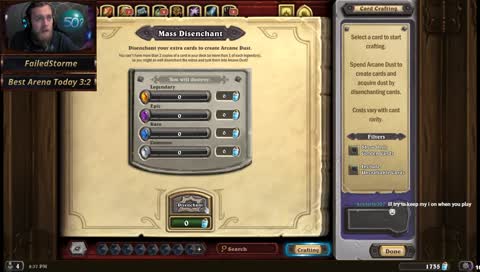 Beating my own arena score??