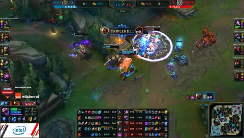 ESL Meisterschaft 2018 - Spieltag #9 PENTA Sports vs EYES ON U / Black Lion vs eversity - Cast by Pixavis