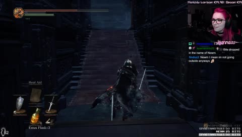 Pink e-grill failing miserably, first time player !deaths !blind