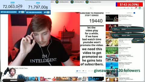 12 hour stream Sub To PEWDS