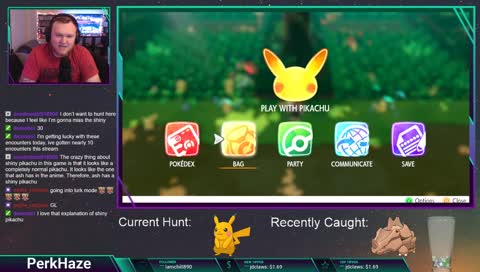 Shiny Pikachu Hunt! Chat with me!