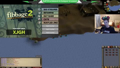 Chilling with some jackbox games and passive gains