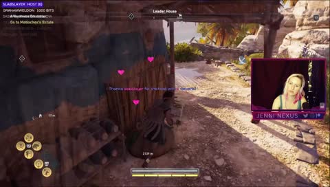 ⚓️ Exploring Ancient Greece in !AC Odyssey !PS4 [📌 Pins !Giveaway] 🖤 !jenninexus !martiangames !twitchkittens