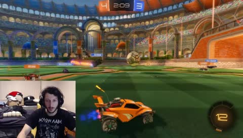 Rocket League one game with the lads
