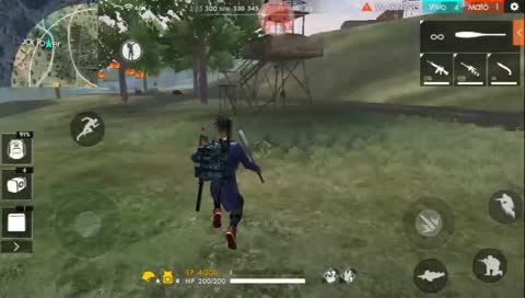 Jugando Free fire sudamerica en español :v