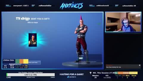 New Update, New Me :) 21 Points in 5 games EZY Clap ~ !patch ~ Chill Vibes 1125+ Wins 25K+ Elims 