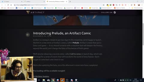 DOMANI ESCE ARTIFACT HYPE