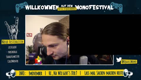 Hi, Na und guten Abend! [Spontanes Irgendwas] | !movember | #Monofestival | PC | PS4 | GER | 18+ |