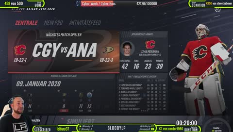 [GER] CYBER-WEEK, Goalie-Mode mit den Flames #NHL19