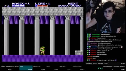 chill retro speedruns - zelda II [srl]