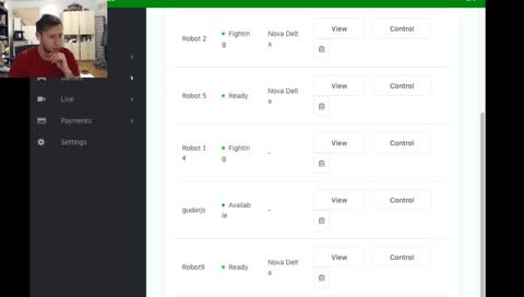 6 Person RoboDuels. 99 cent fee. $5 prize.
