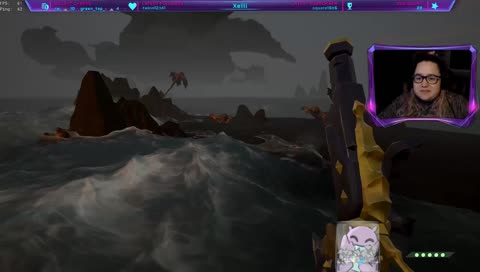 Spoopy water does a spoopy!