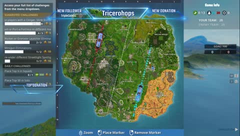 Playing Fortnite with friends