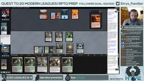 Quest for 20 Leagues in 5 days! Modern RPTQ Prep! 2/20 Done!