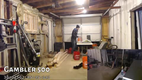 the garage is very messy :(