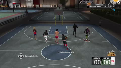 Carrying a trash can in park