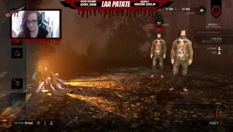 [Main Survivant 600h+] Rank 1 - Test nouveau tueur et survivant PTB - JACKY?! JACKY????!!!!