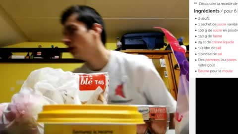 ON CONCOTE UN CLAFOUTIS AUX POMMES