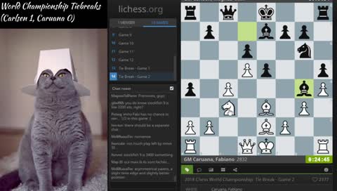 Let's get the World Championship match over with on lichess.org