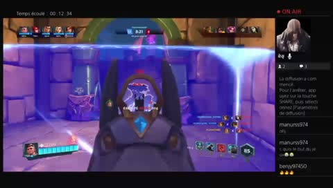 Diffusion PS4 en direct de Flow97450_