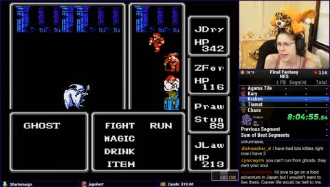 Final Fantasy 1 NES first clear attempt!!! Can we defeat this game after 20+ years? Let's go for it! [nosrl]