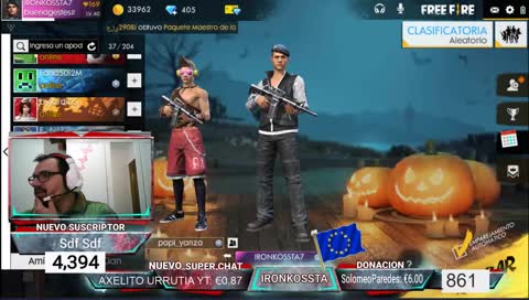 [🔴DIRECTO]💥FREE FIRE TODAS LAS REGIONES CON SUBS... CLASIFICATORIA 💥