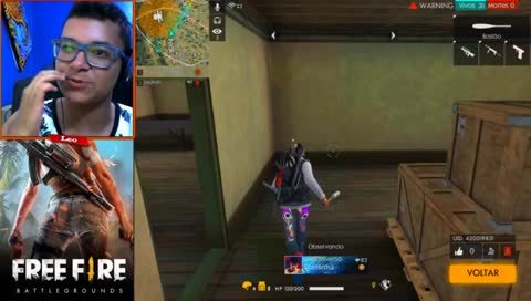 BORA JOGAR FREE FIRE - LIVE