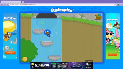 Playing all of Poptropica in one day.