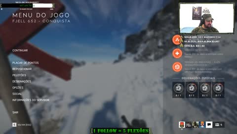 MEU BRAÇO TA NO ESPAÇO CIDERAL! OBRIGADO AOS 600 SOLDADOS, RUMO AOS 700.. URRAA!!! / !sorteio !video !loots
