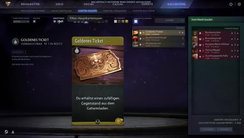 Artifact , Day 1 , Kaufen und Spielen #Ehrenmann