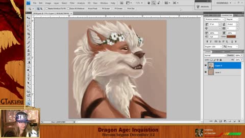 Painting Arcanine for #PokemonProfilePicMonth & Post-DA2 Chat!